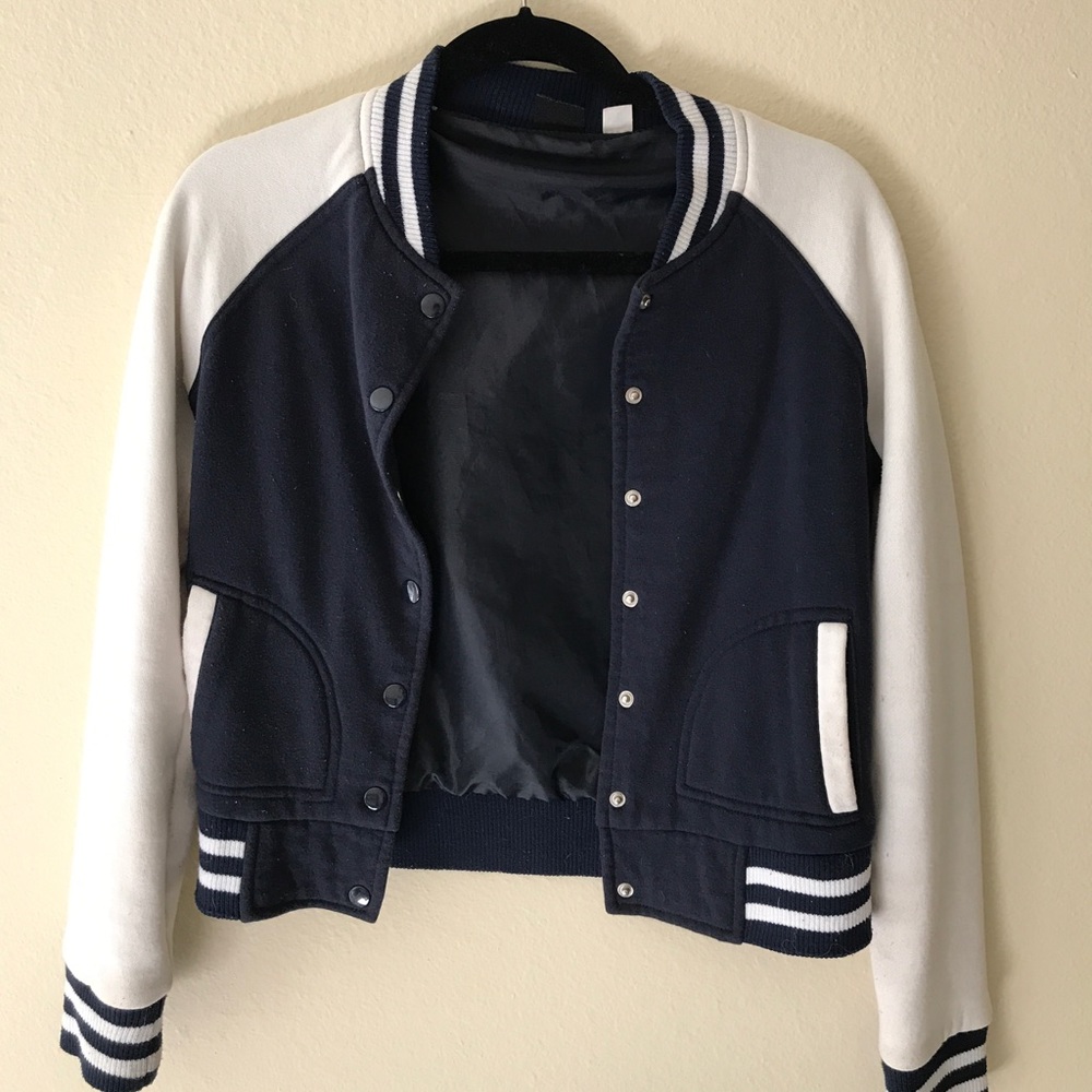 Feminine letterman jacket from Urban Outfitters
